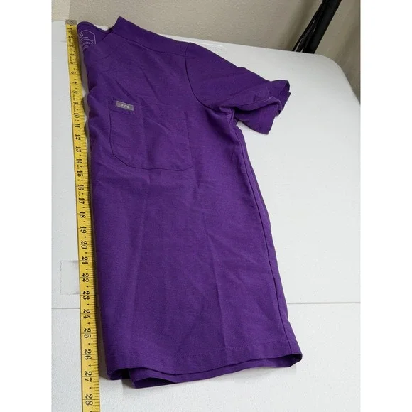 Figs Scrub Shirt Mens Small Purple Leon Three Pocket Technical Collection Doctor - Picture 7 of 7